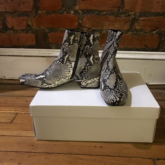 Modern Vice Shoes - White Snakeskin Modern Vice Mod boots
